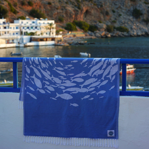 Shoal of Fish Beach Sheet (Hammam Towel)
