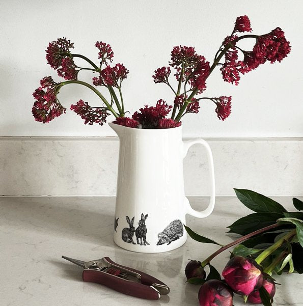 Beastie Border 2 Pint Fine Bone China Jug