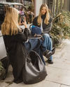Black Eva Oversized Hobo Tote Bag