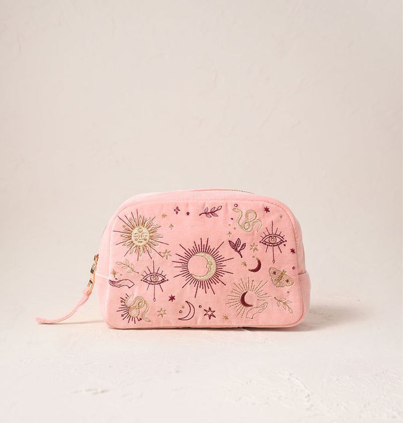 Boho Mysticism Makeup Bag – in Pink