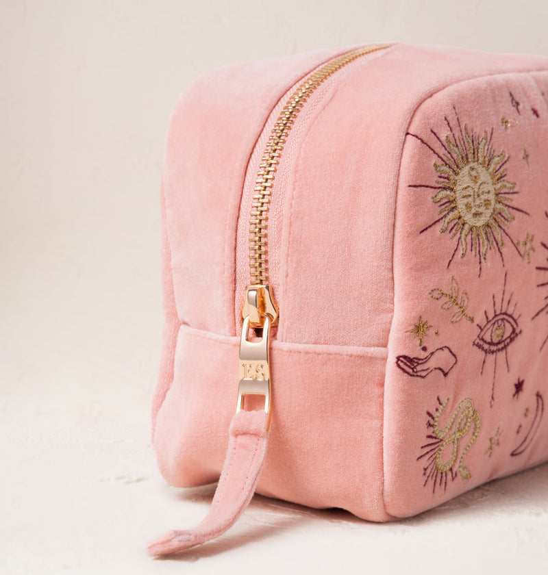 Boho Mysticism Makeup Bag – in Pink