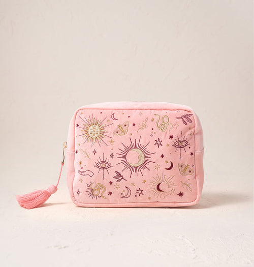 Boho Mysticism Wash Bag – In Pink 