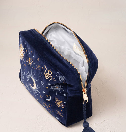 Boho Mysticism Wash Bag – In Navy