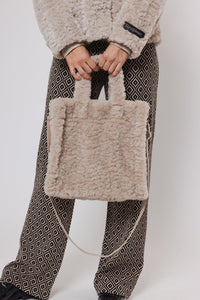Brax Faux Fur Shopper Bag