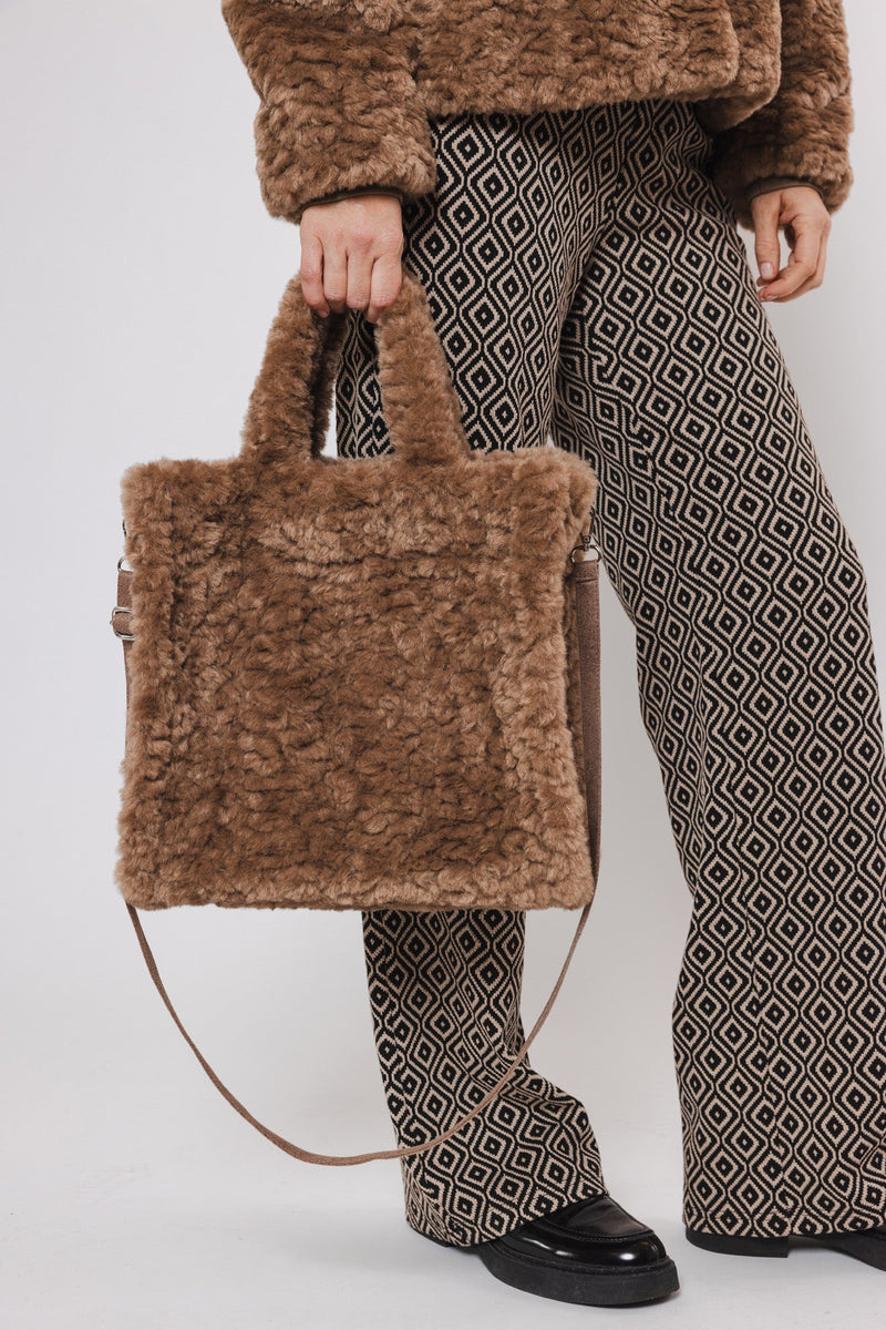 Brax Faux Fur Shopper Bag