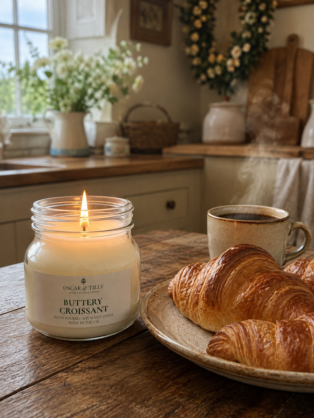Cottage Kitchen Collection - Buttery Croissant Candle
