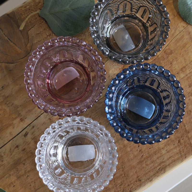 Pressed tealight holder