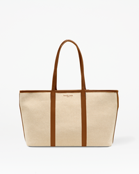 Izzie Tote Bag - Canvas & Leather