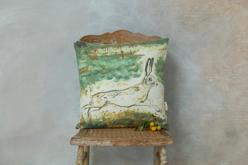 Heathland Square Linen Cushion Cover