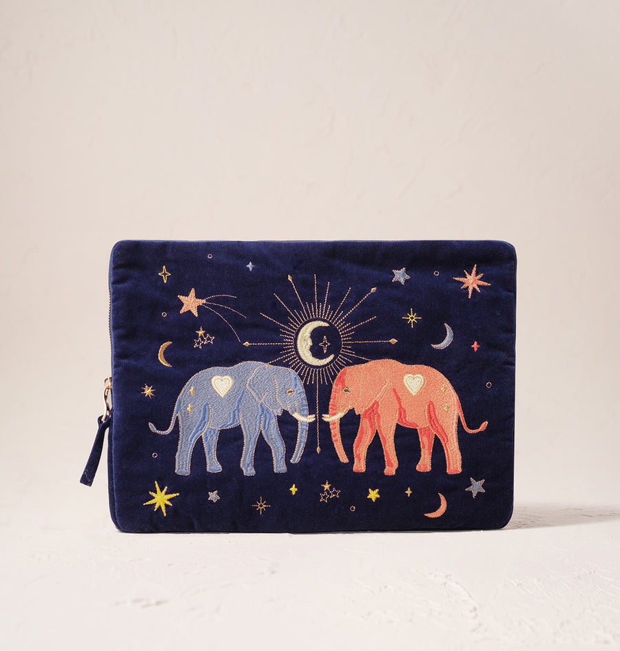 Celestial Elephant Laptop Case Large
