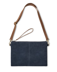 Suede Hampstead Bag in Stone