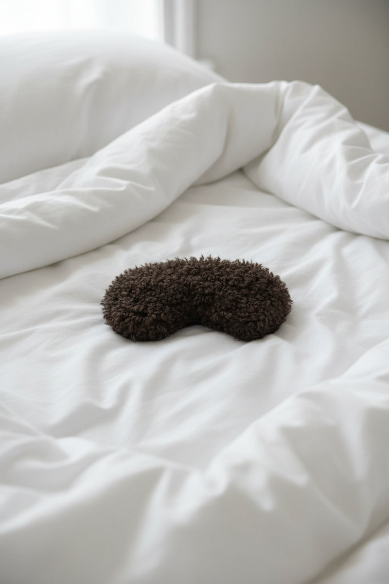 Curly Eye Mask | Cocoa