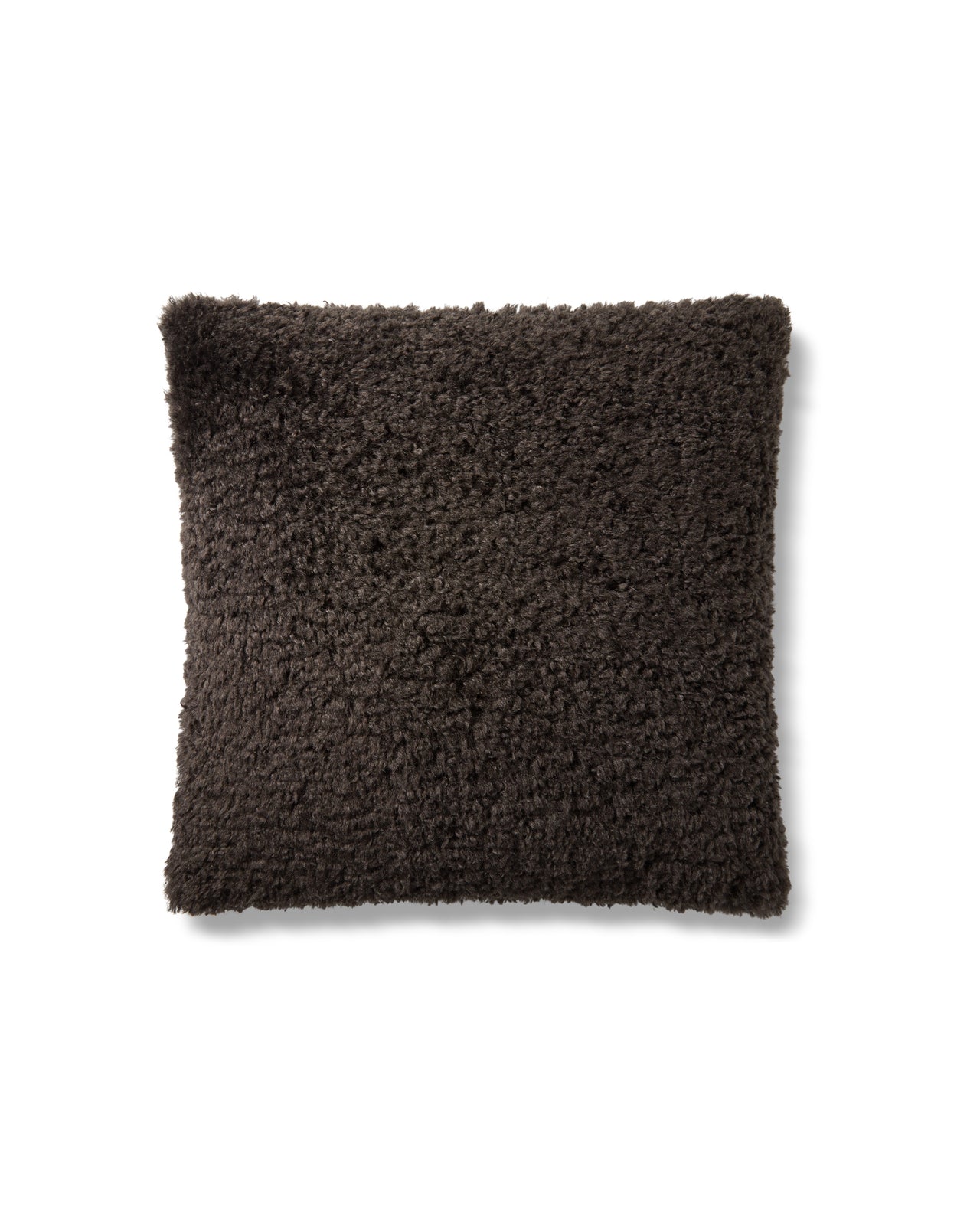 Frank Giant Curly Cushion Cover in Cocoa