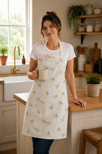 Sicilian Lemons Cotton Apron