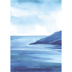 Coastal Landscape Watercolour Print