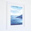 Coastal Landscape Watercolour Print