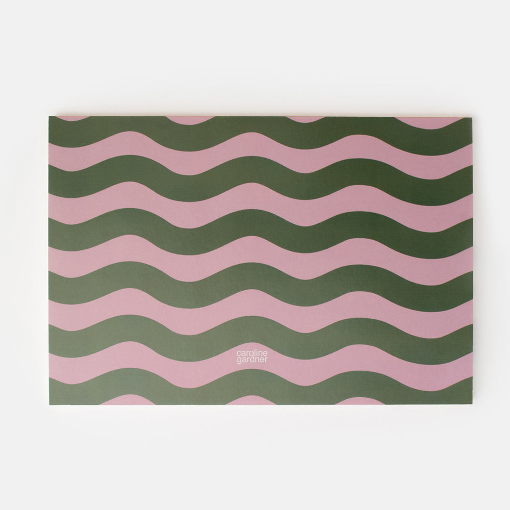 Mono Floral Desk Pad