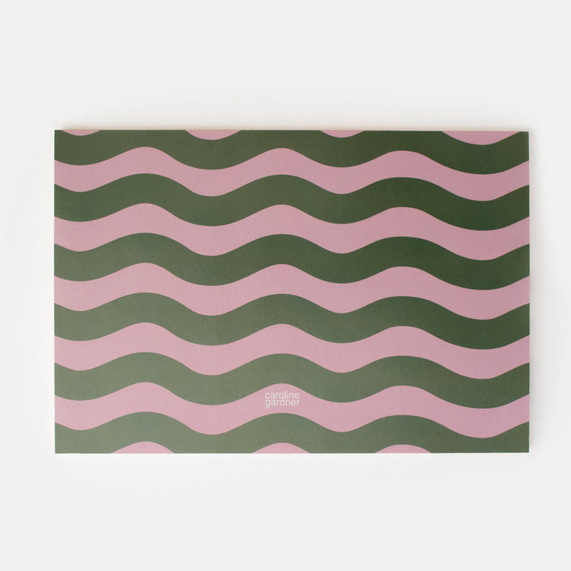 Mono Floral Desk Pad