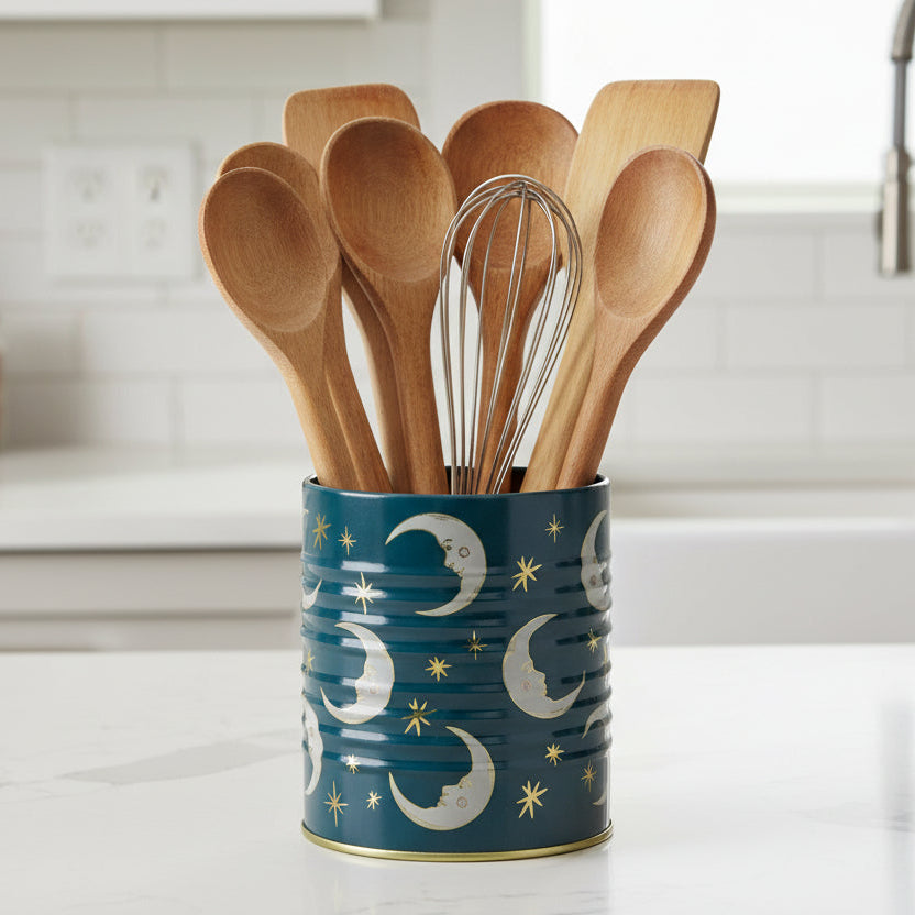 Celestial Storage Tin - Teal Moon