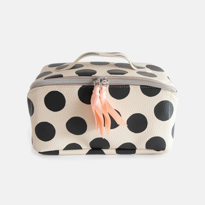 Mono Spots Flat Lay Wash Bag