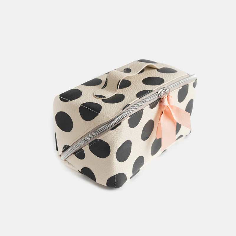 Mono Spots Flat Lay Wash Bag