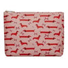Dachshund Vegan Leather Washbag