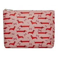 Dachshund Vegan Leather Washbag