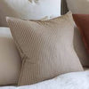 Darcy Brown Stripe Cushion cover