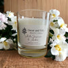 White Jasmine & Amber Luxury Scented Candle