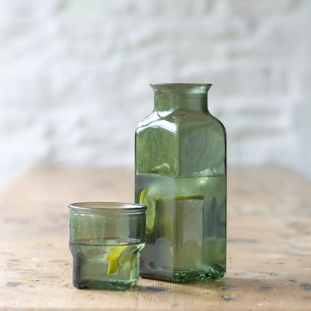 Carafe & Glass Set Green