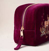 Enchanted Woodland Makeup Bag in Ruby