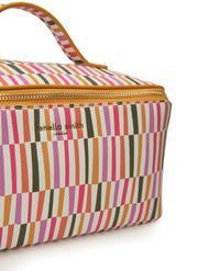Abstract Lines Flat Lay Make-Up Bag