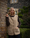 Soft Faux Sherpa Gilet in Polar White or Oat