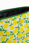 Mila Canvas Washbag with Lemons