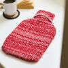Fair Isle Pure New Wool Hot Water Bottle ~ in 3 seasonal accents