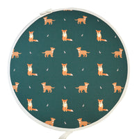 Dark Green Fox Circular Hob Cover (single)