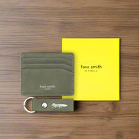 Foxx Boxed Card Holder & Keyring in 3 colours