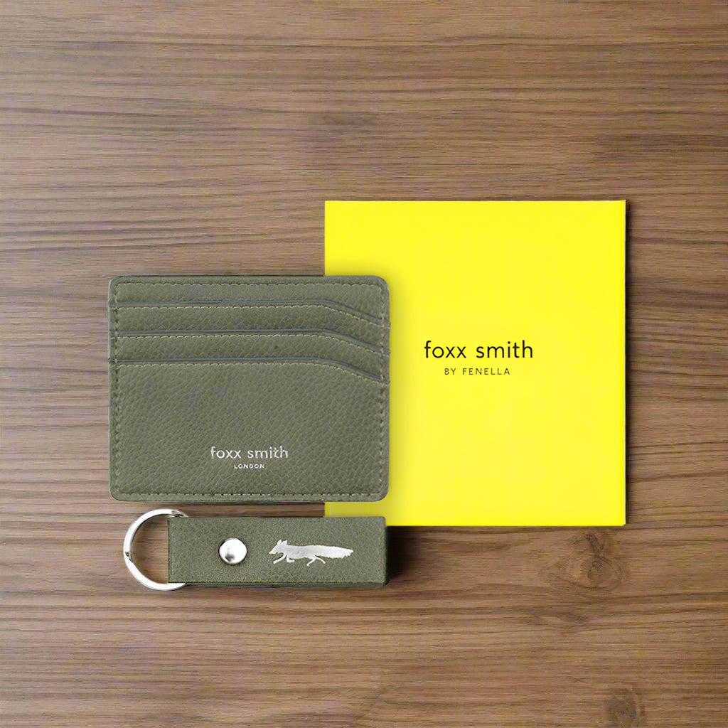 Foxx Boxed Card Holder & Keyring in 3 colours