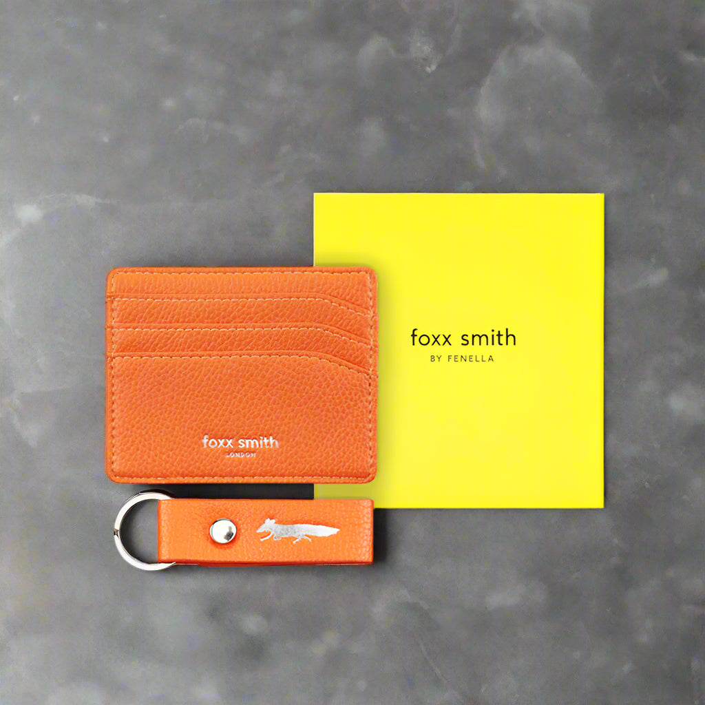 Foxx Boxed Card Holder & Keyring in 3 colours