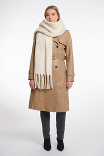 Gella cosy scarf In Tango and Birch
