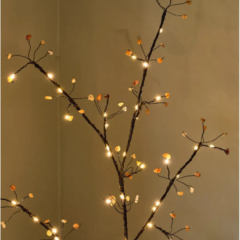 Amber Gemstone Tree Light