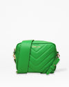 Quilted Lulu Crossbody Bag ~ Green or Black