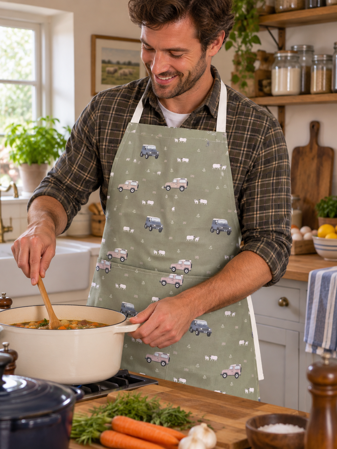 Land Rover Design Apron ~ Sage