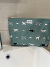 Dog Design Washbags in Sage Green or Blue