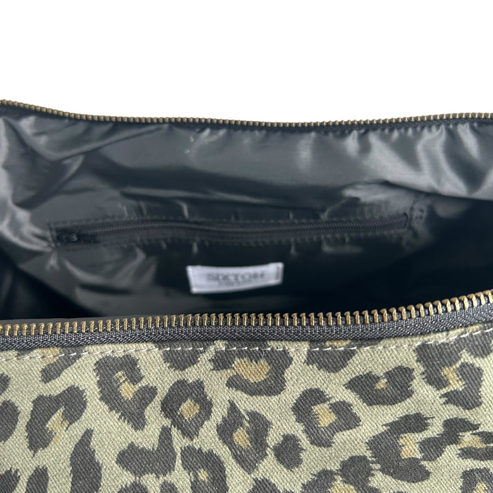 Brixton Cross Body Large Sling Bag - Brown Leopard Print