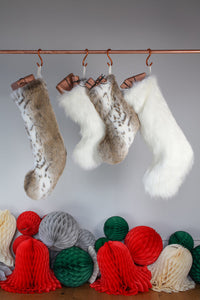 Christmas Stocking in Whisper Faux Fur