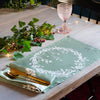 Christmas Placemats Pure Linen ~ Set of Two