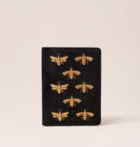 Honey Bee Velvet Passport Holder