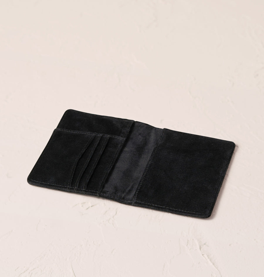 Honey Bee Velvet Passport Holder