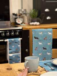 Horses Tea Towel